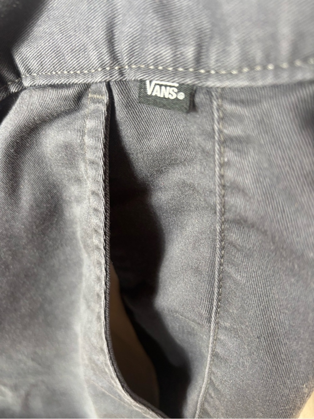 Vans Authentic Chino Shorts Men’s Size 34 Gray Relaxed Fit Stretch Casual Skate - Picture 10 of 11